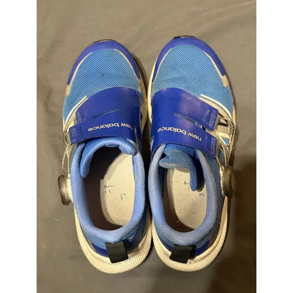 New Balance Unisex Kid DynaSoft Reveal V4 BOA Running Shoe Blue Metallic Size 3 - Picture 8 of 8